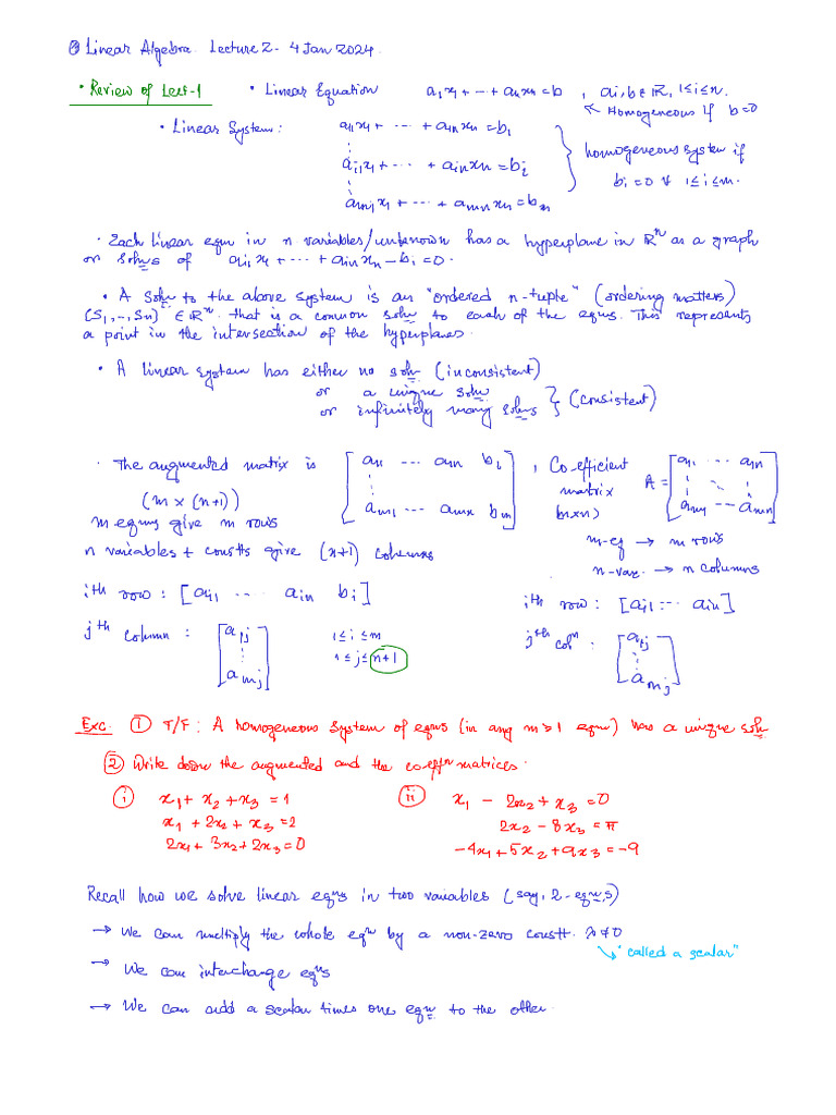 Notes 2 | PDF
