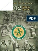 2012 Oakland a's Media Guide