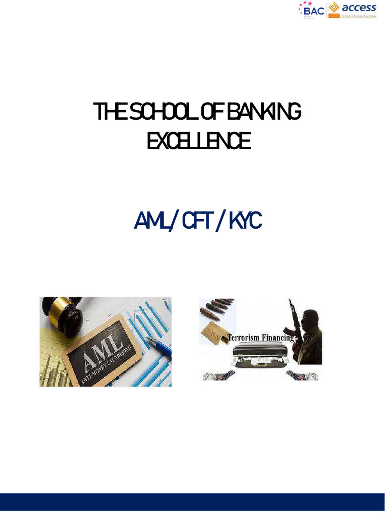 AML CFT and KYC Students Manual Rearranged - Compressed English Version ...