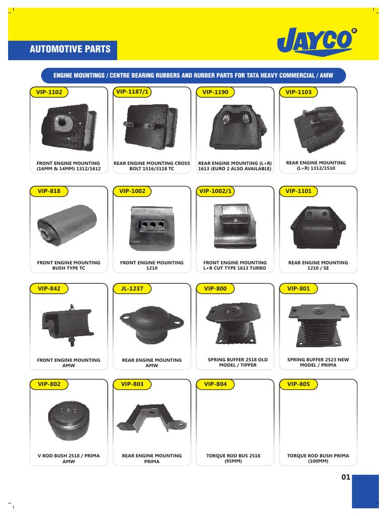 Tata Heavy Commercial Parts List | PDF | Motor Vehicle | Land Vehicles