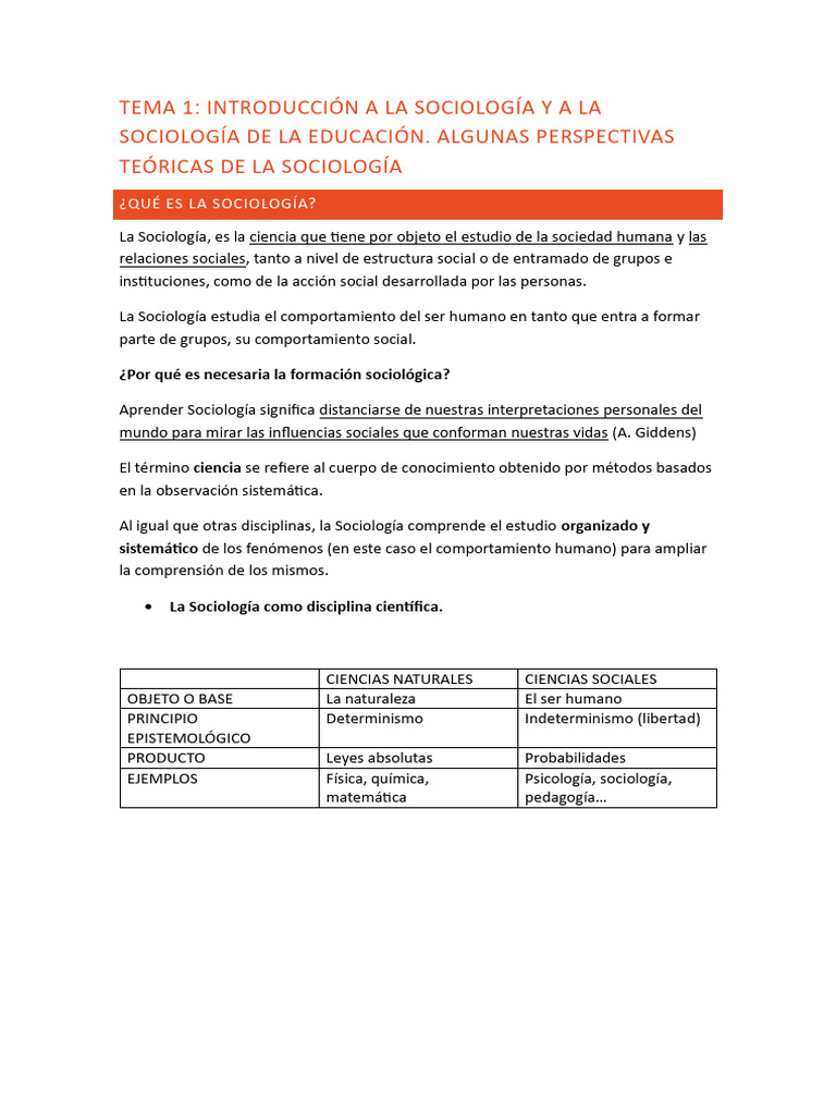 Introducción a la Sociología Educativa | PDF | Sociología | Sociedad