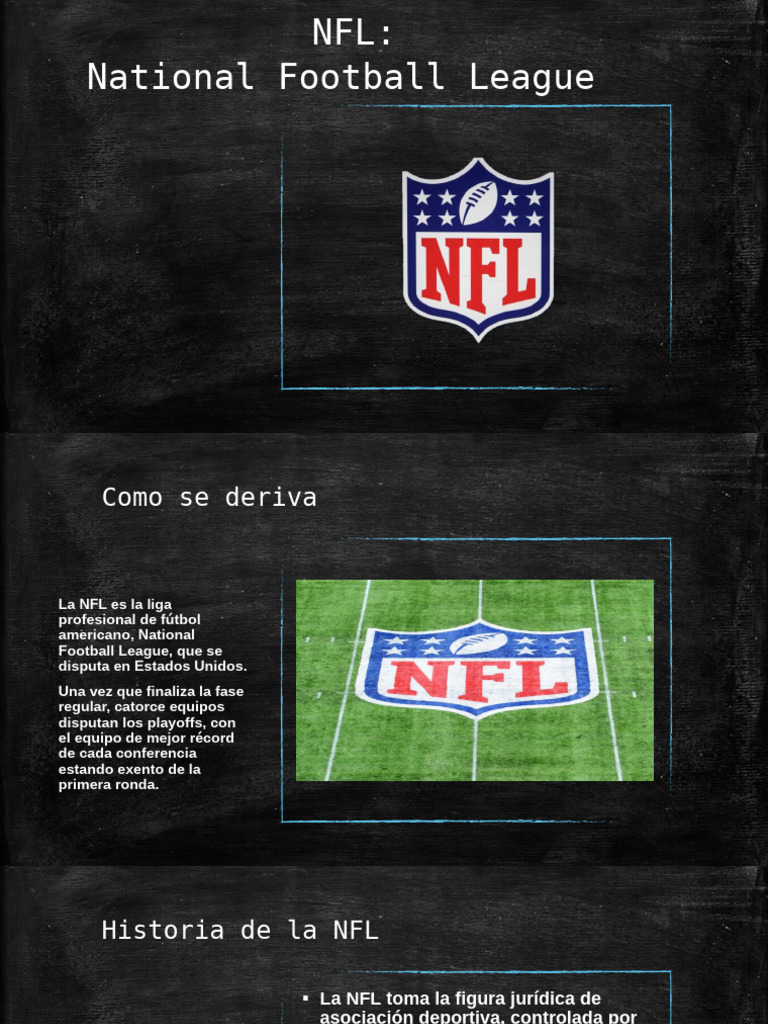 Historia y Estructura de la NFL | PDF | Liga Nacional de Fútbol | Osos ...