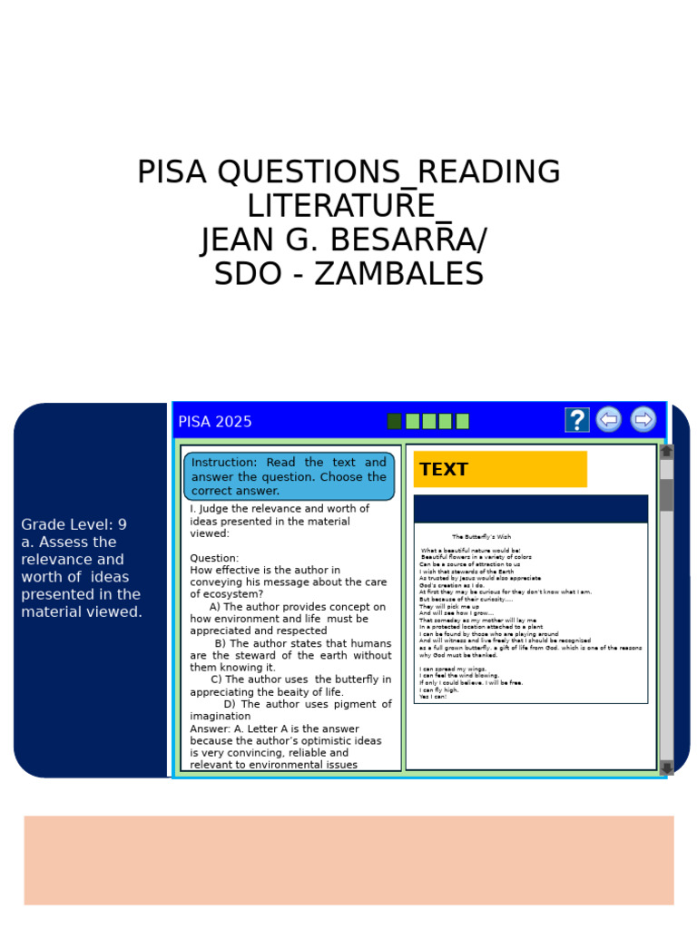 Jean g. Besarra Sdo Zambales | PDF