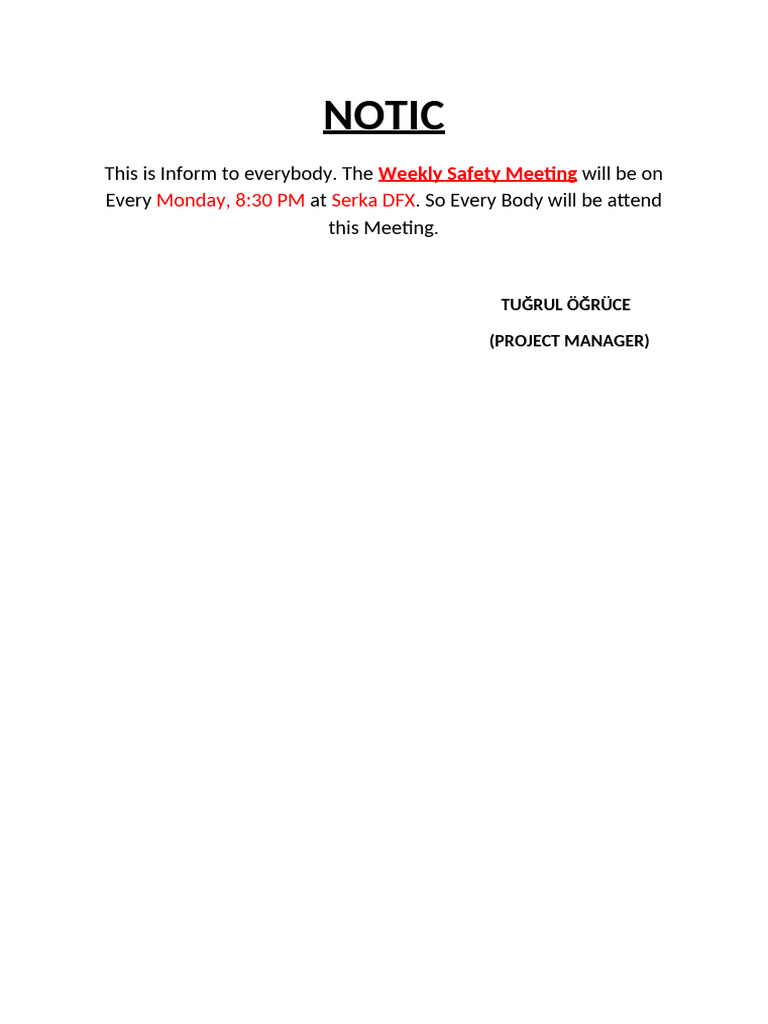 Notic | PDF