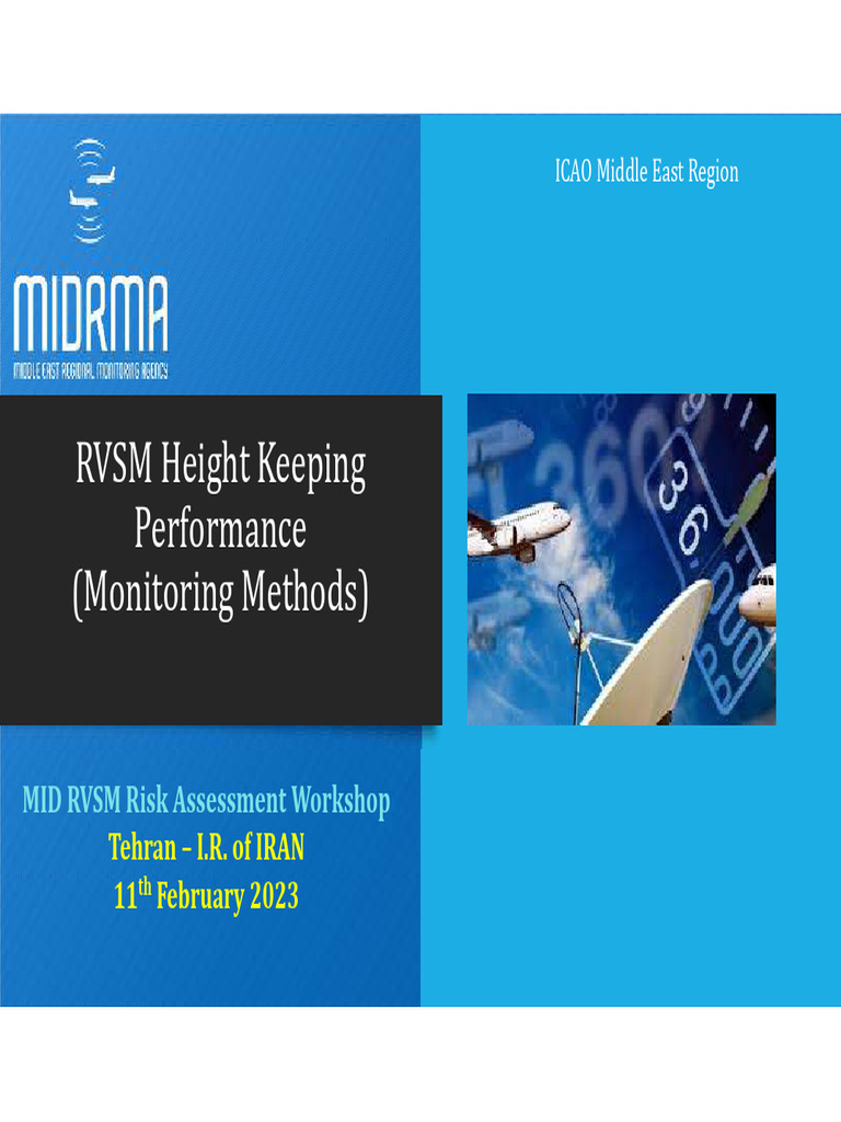 3-RVSM Monitoring Methods - Fathi | PDF | Aviation Safety | Aviation
