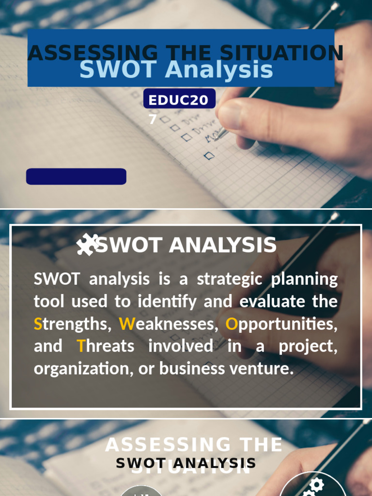 SWOT Analysis for Strategic Planning | PDF
