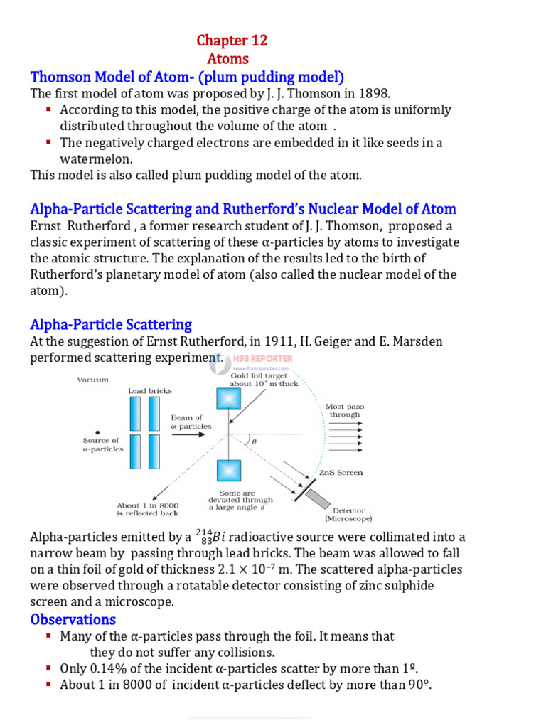 Atoms Pdf Emission Spectrum Atoms