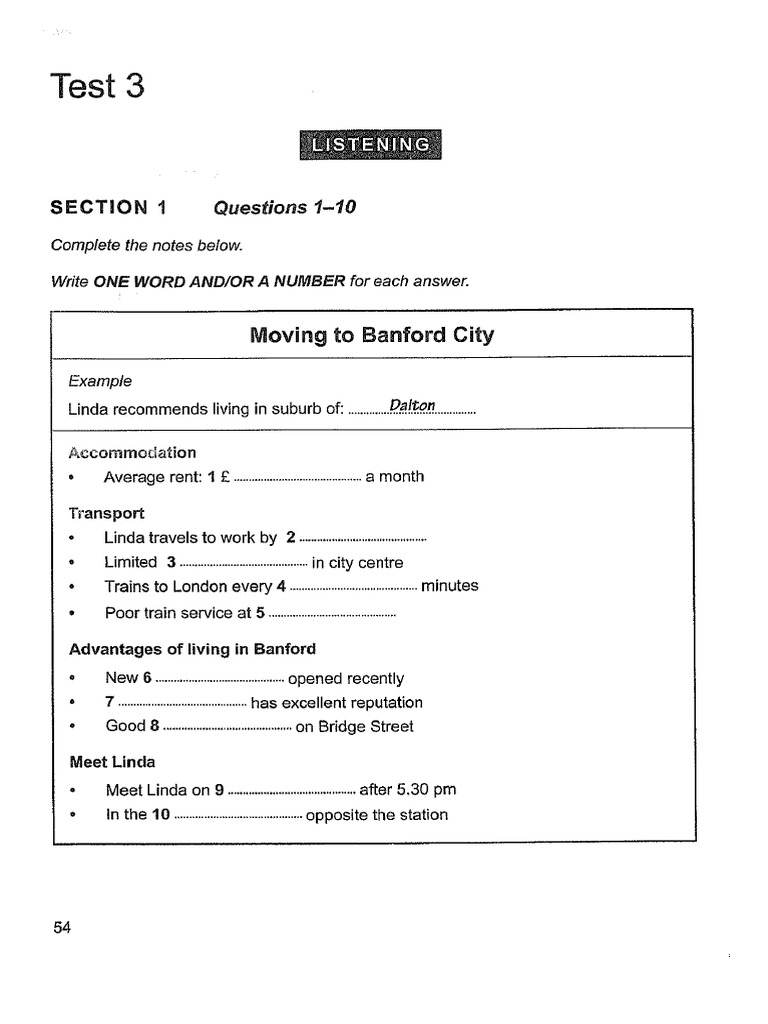 IELTS 13 Test 3 | PDF