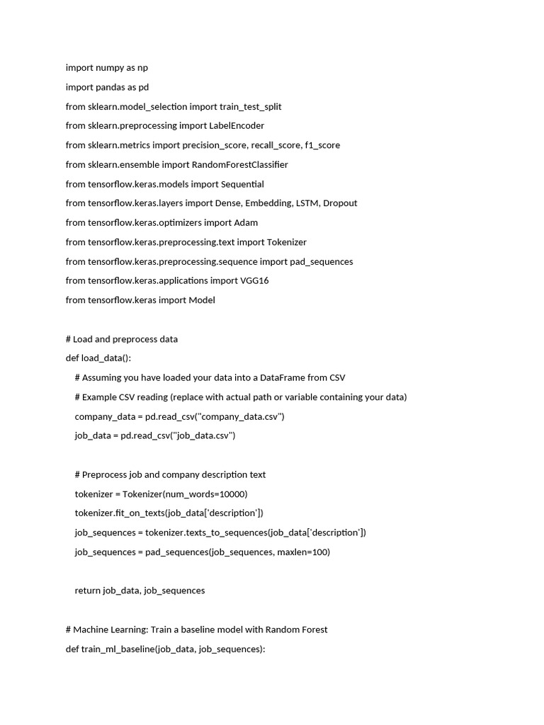 Hybrid Machine Learning Models in Python | PDF | Deep Learning ...