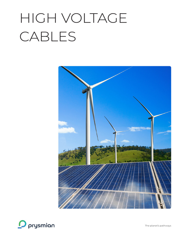 Prysmian High Voltage Cable Solutions | PDF | Electrical Conductor ...