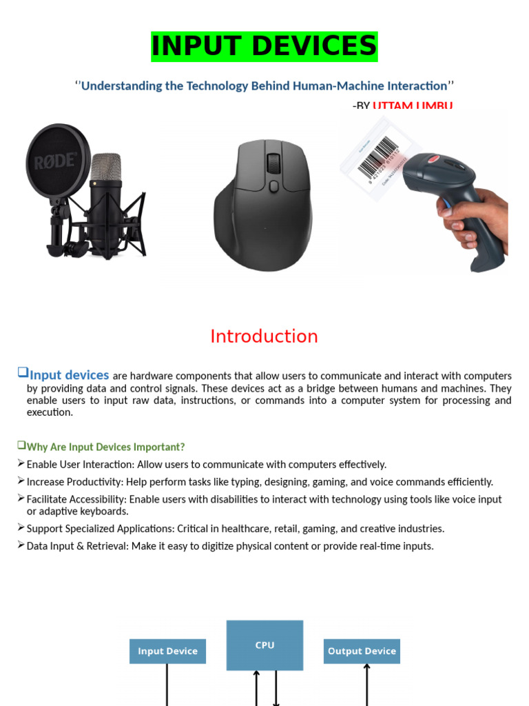 Input Devices | PDF | Optical Character Recognition | Image Scanner