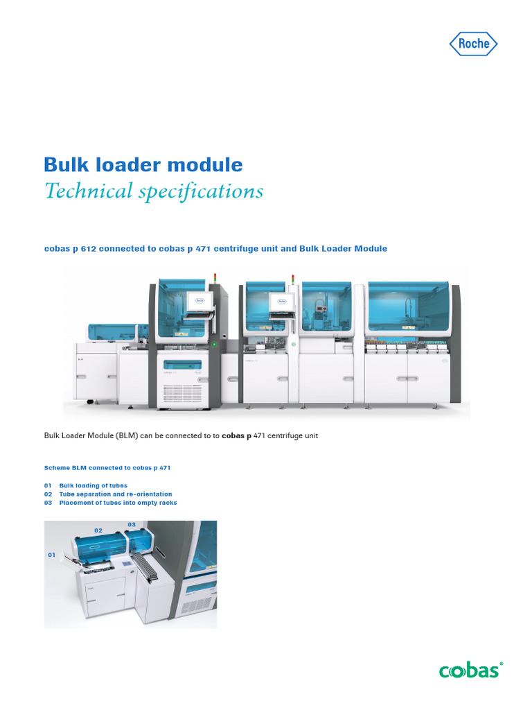 Bulk Loader Module for cobas p 471 | PDF | Electrical Engineering ...