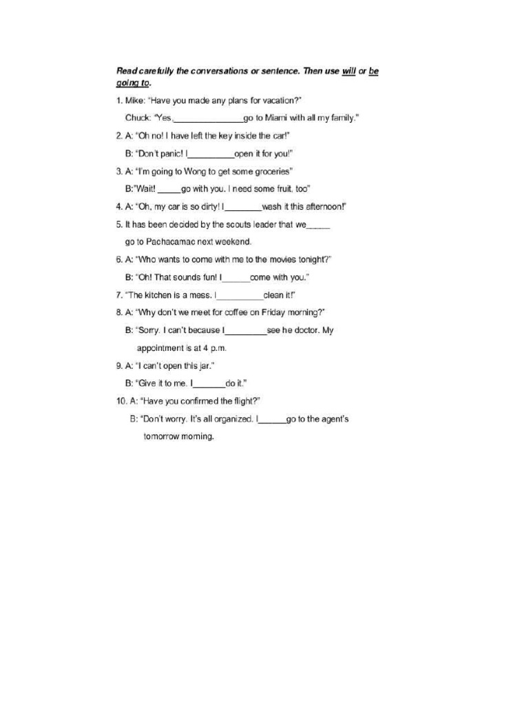 Will Going To Test Pdf