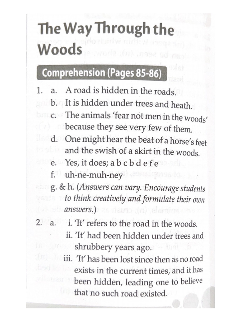 The Way Through The Woods | PDF