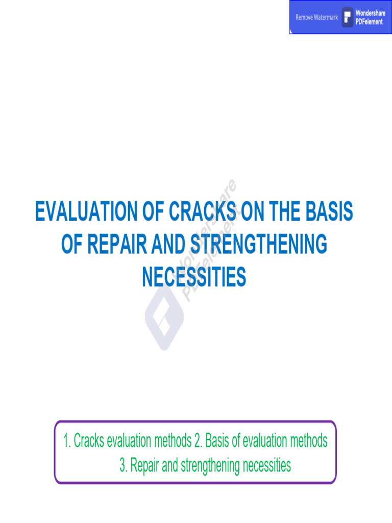 Crack Propagation Control | PDF | Concrete | Corrosion