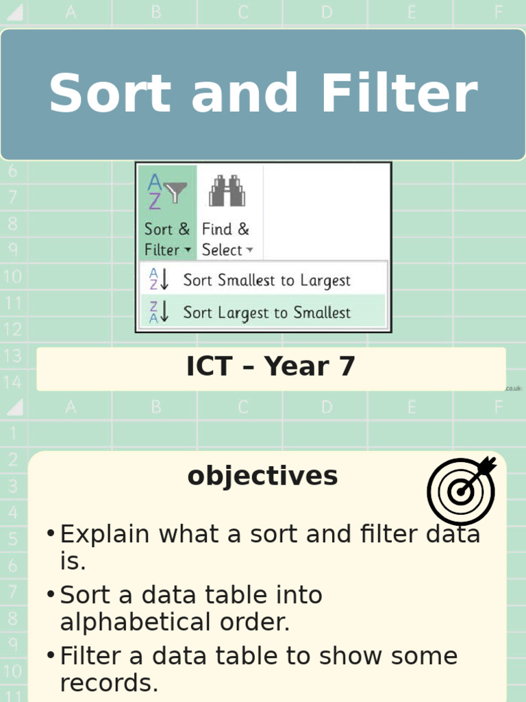 Year 7 ICT: Mastering Spreadsheets | PDF