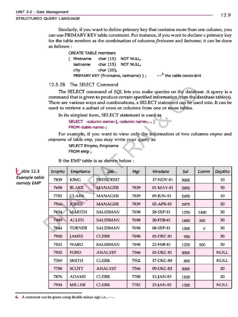 Mysql Queries | PDF