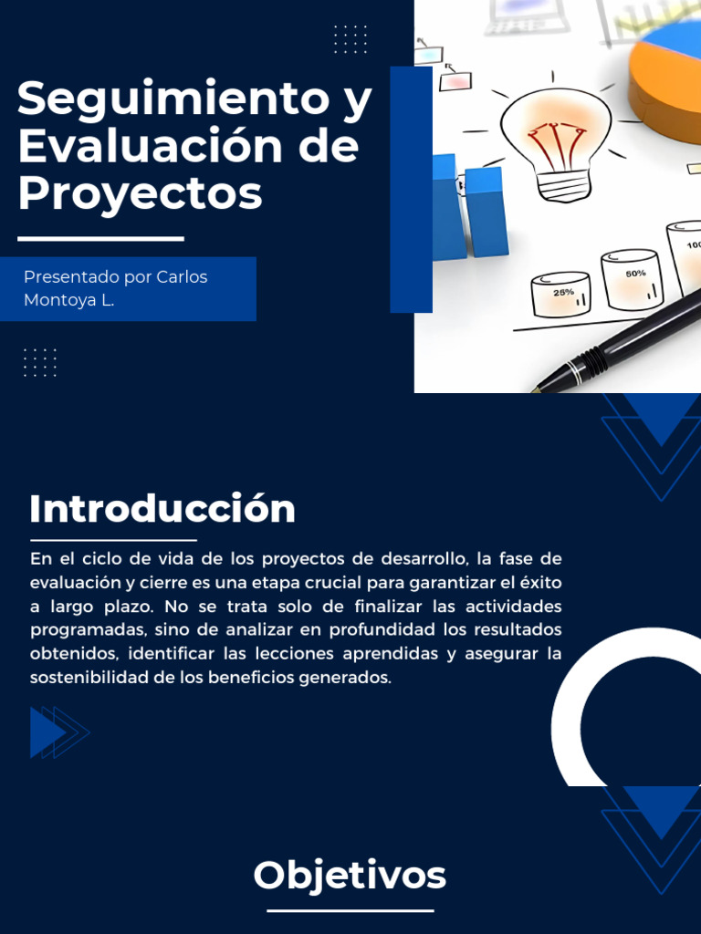 Evaluación y Seguimiento de Proyectos | PDF | Datos | Evaluación