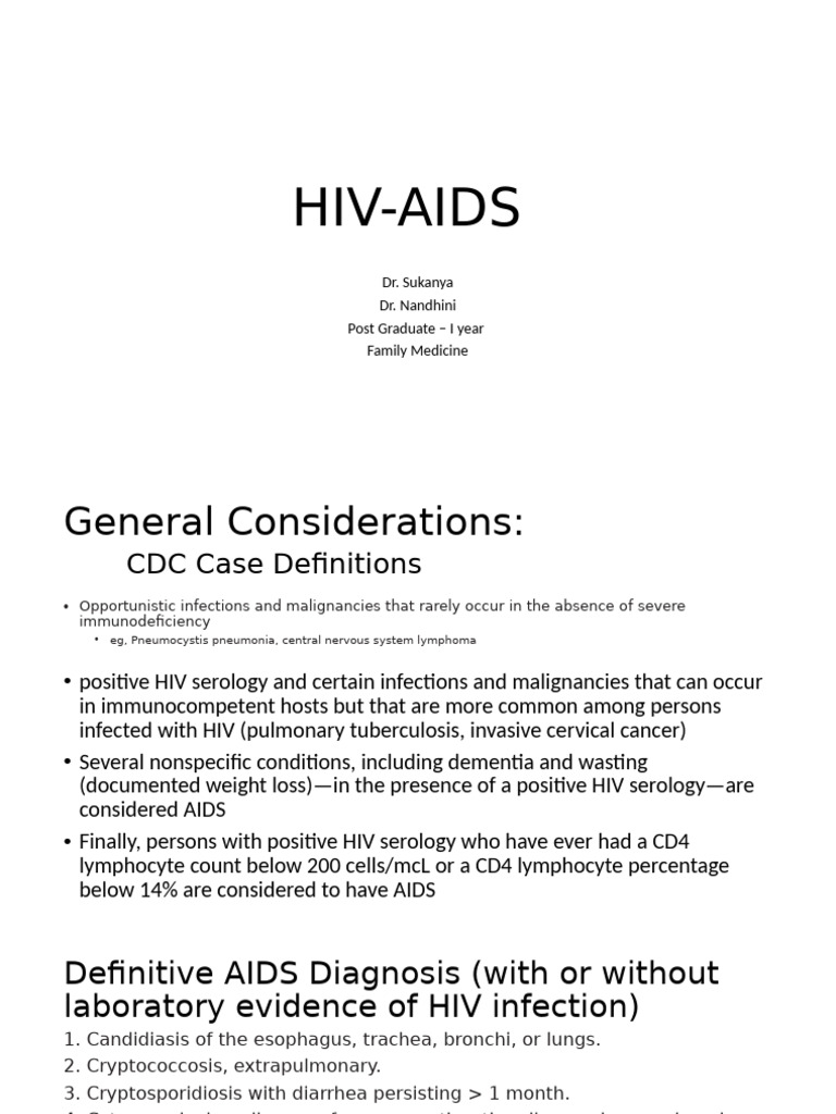 Presentation On HIV-AIDS | PDF | Hiv | Hiv/Aids