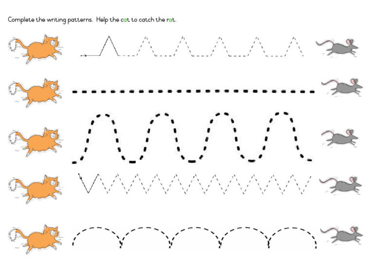Tippie1 Eng Cat Writing-Patterns | PDF
