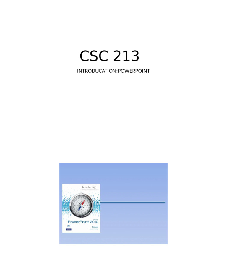 CSC 213 | PDF