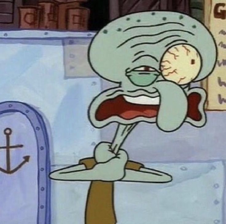 Squidward Funny Picture Pdf
