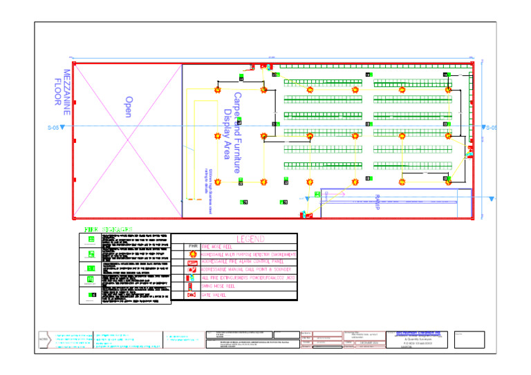 Mezzanine Fire Protection Layout | PDF