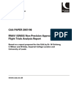 Caa Paper 2007-06 Rnav Non-precision Approach Flight Trials Analysis Report
