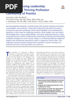 AONL Nurse Leader Competencies Guide | PDF | Strategic Management | Policy