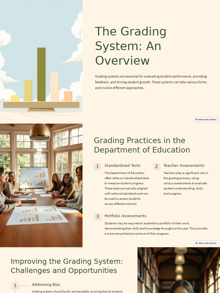 The Grading System An Overview | PDF | Educational Assessment ...