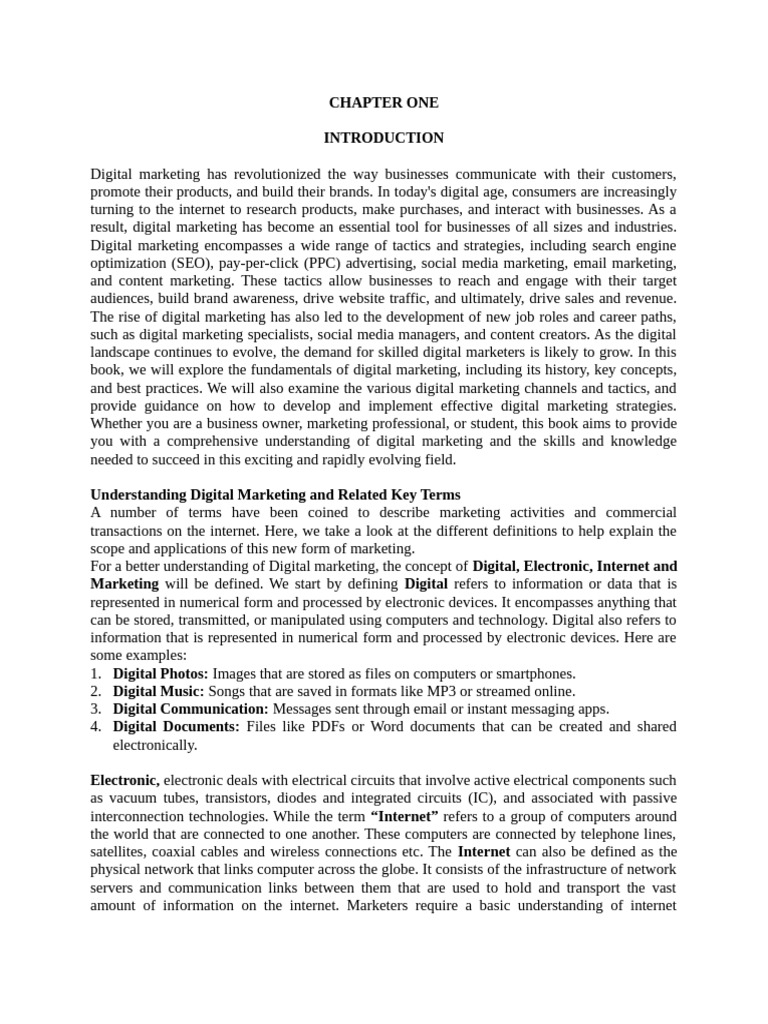 Understanding Digital Marketing Basics | PDF | Digital Marketing ...