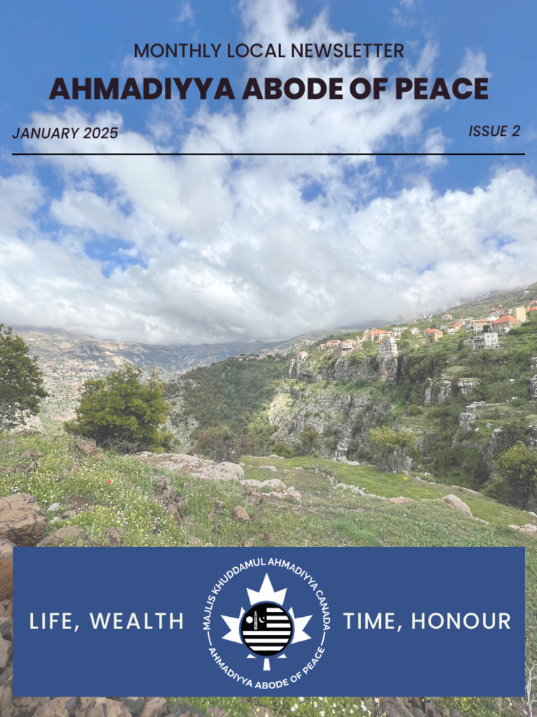 Abode of Peace Newsletter - January 2025 | PDF | Monotheistic Religions ...