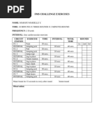 OACP Training Log Template (Word Edit) | PDF | Physical Fitness ...