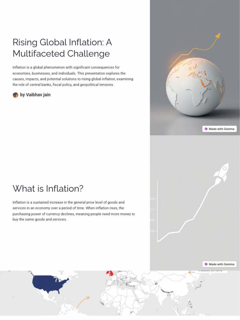 Understanding Global Inflation Causes | PDF | Cost Of Living | Inflation
