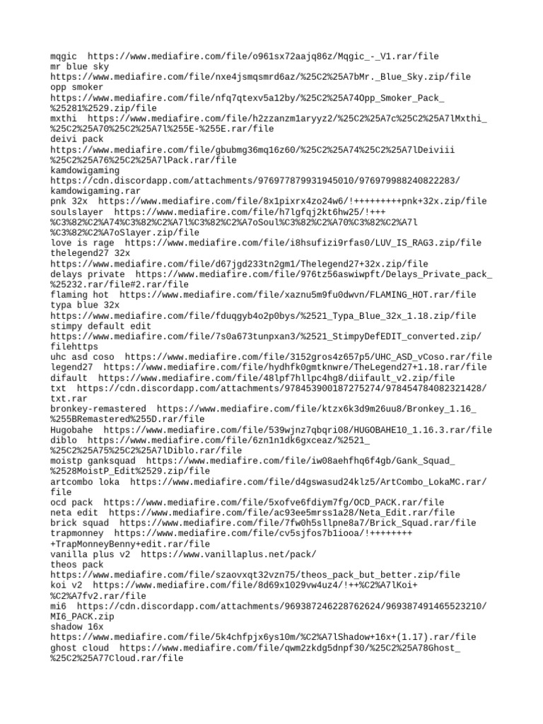 Texture Packs | PDF | Computer File Formats | Computer File