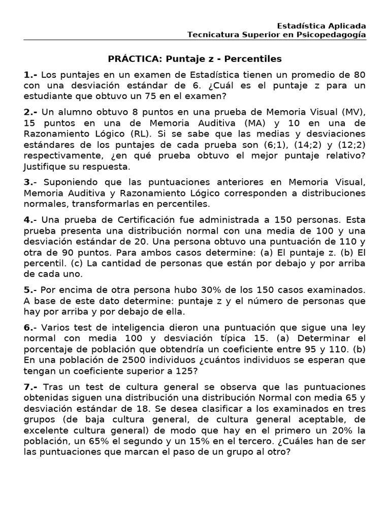 Practica puntaje z pdf