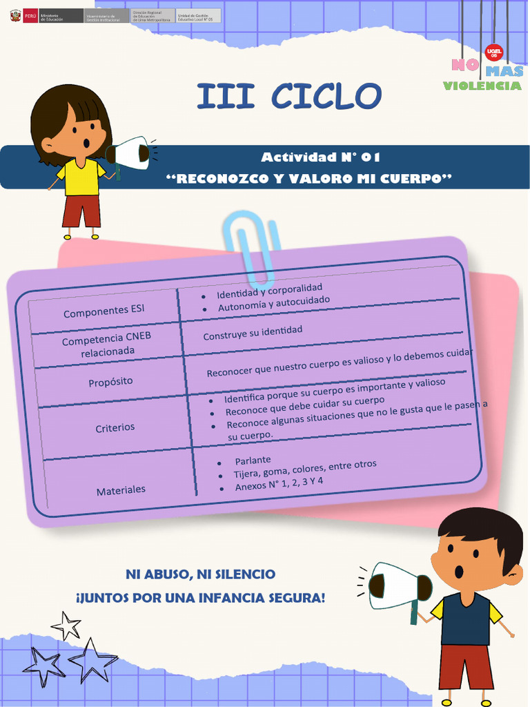 Reconozco y Valoro Mi Cuerpo | PDF