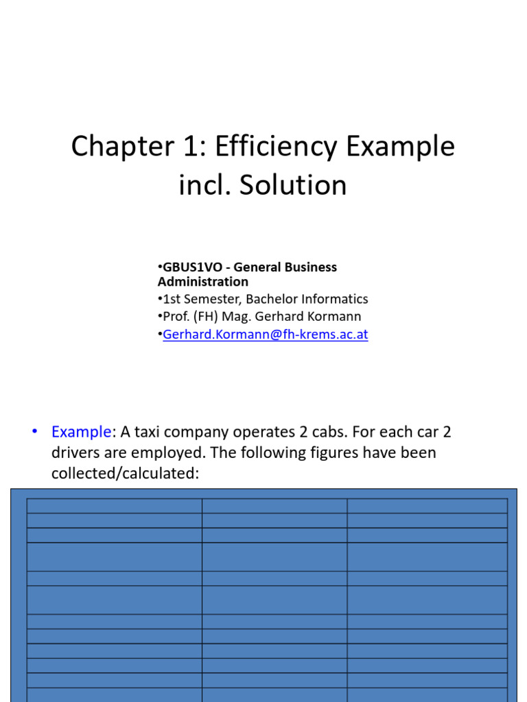 Chapter1_Calculation_Efficiency_Example_incl_Solution | PDF ...
