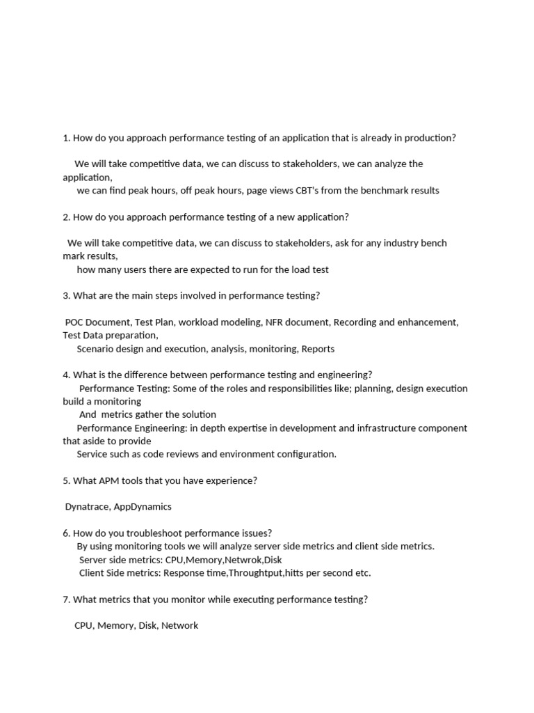 PT Interview Quastions | PDF | Web Server | Internet & Web