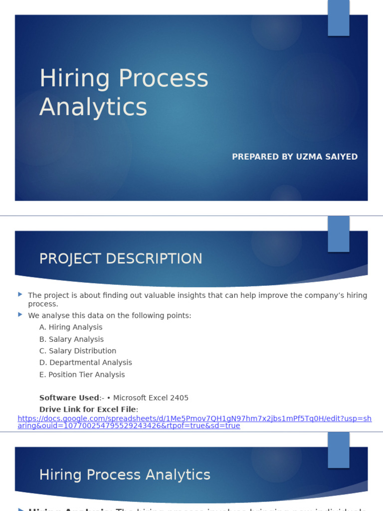 Hiring Process Analytics Insights | PDF | Analytics | Microsoft Excel