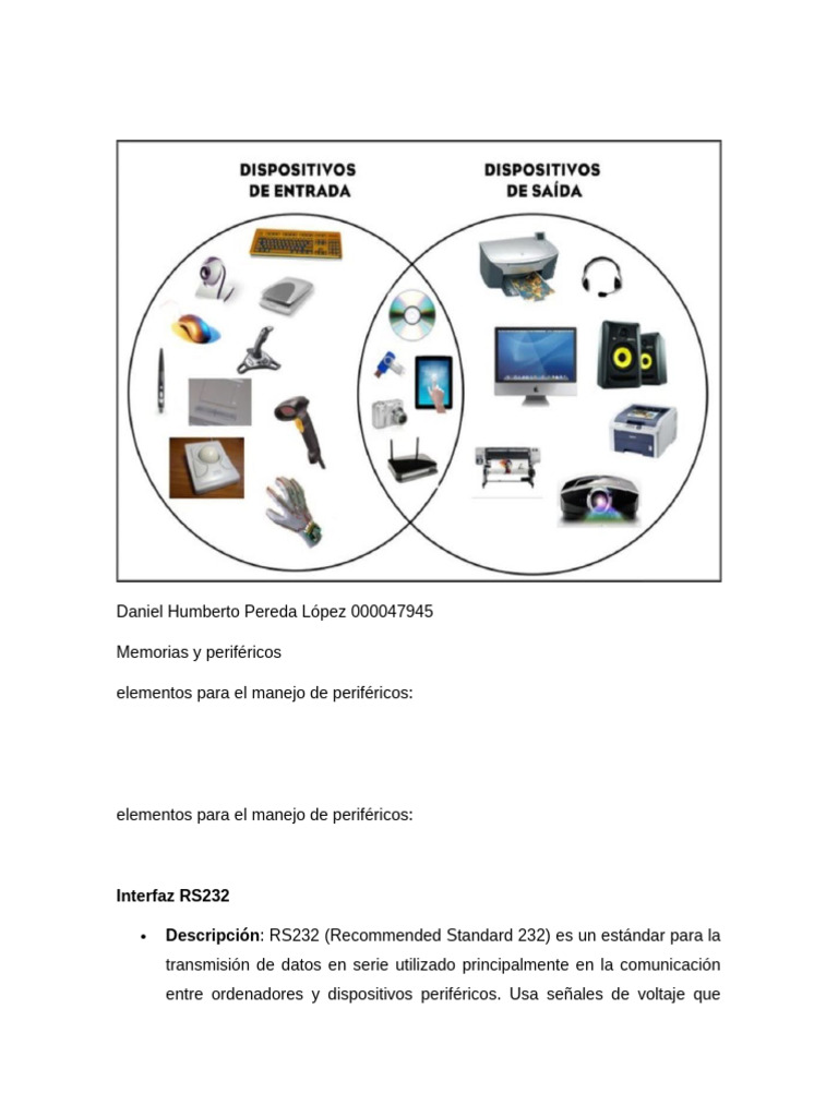 Interfaces y Periféricos en Electrónica | PDF | USB | Hardware de la ...