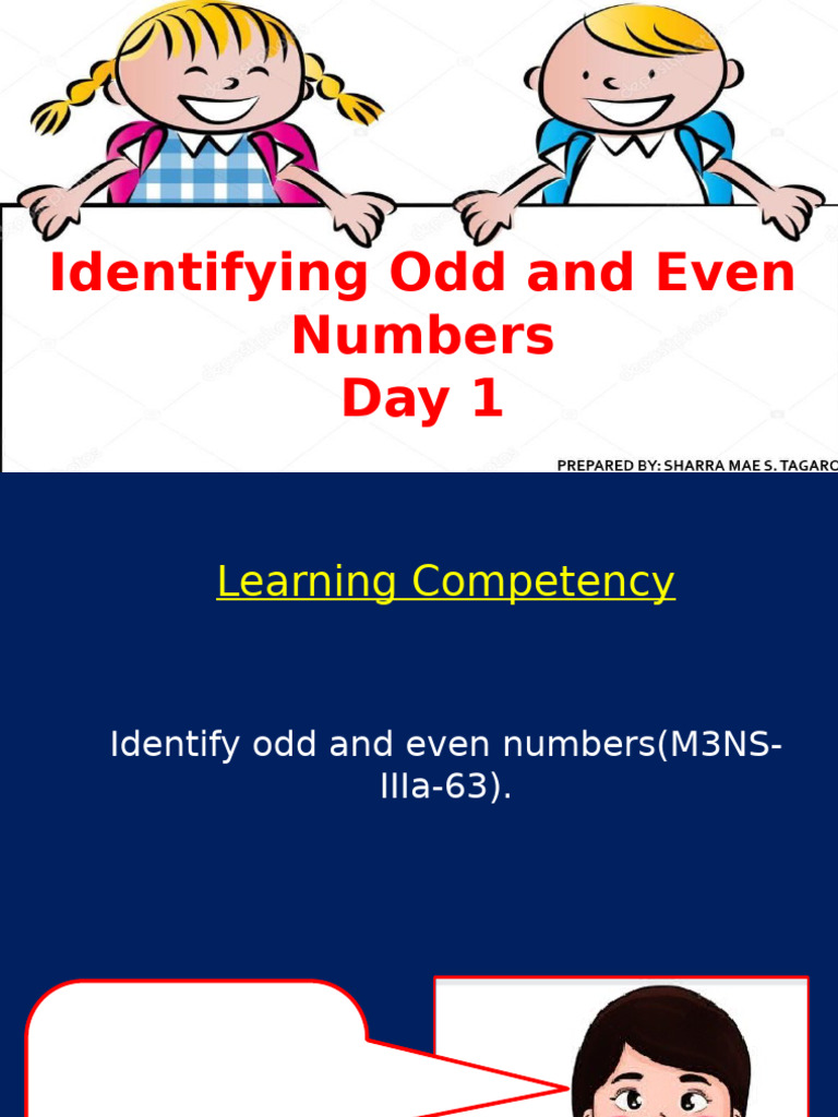 Grade 3 Math: Odd/Even & Fractions | PDF