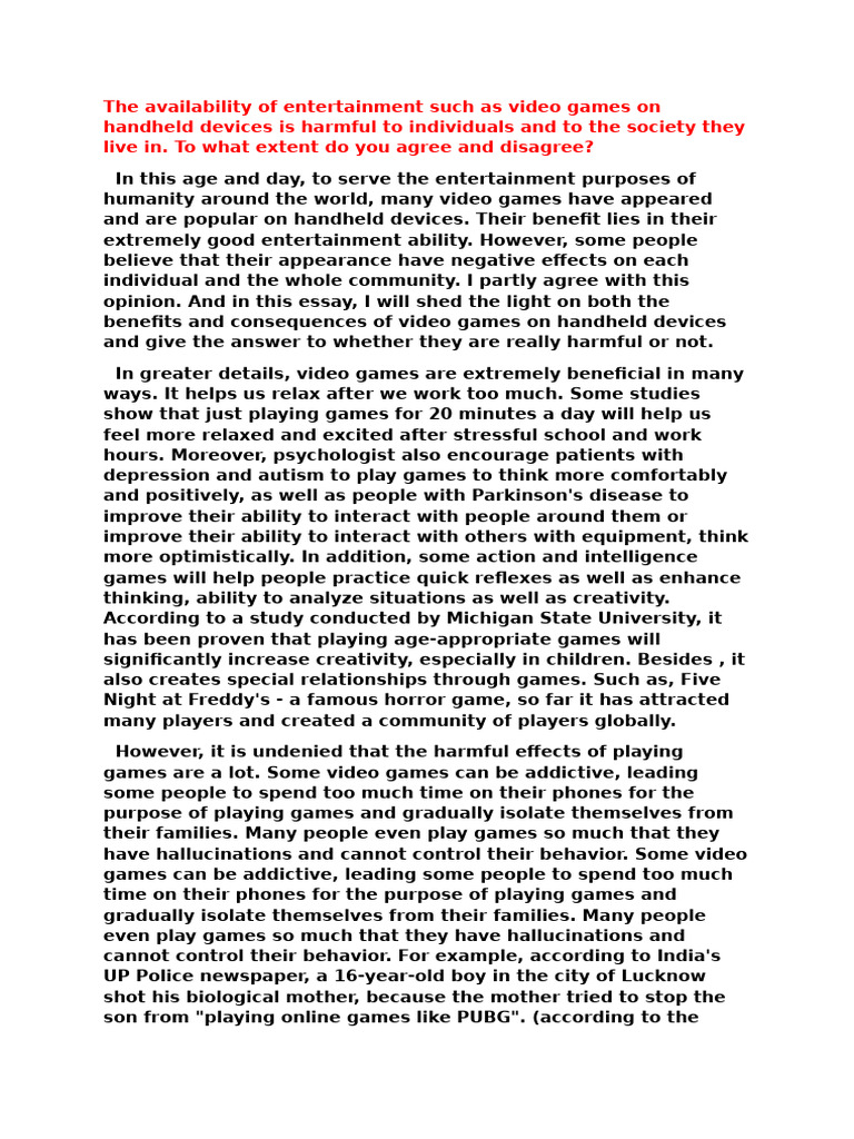 Video games | PDF | Video Games | Creativity