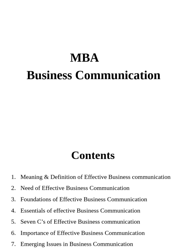 Effective Business Communication Guide | PDF | Communication | Video