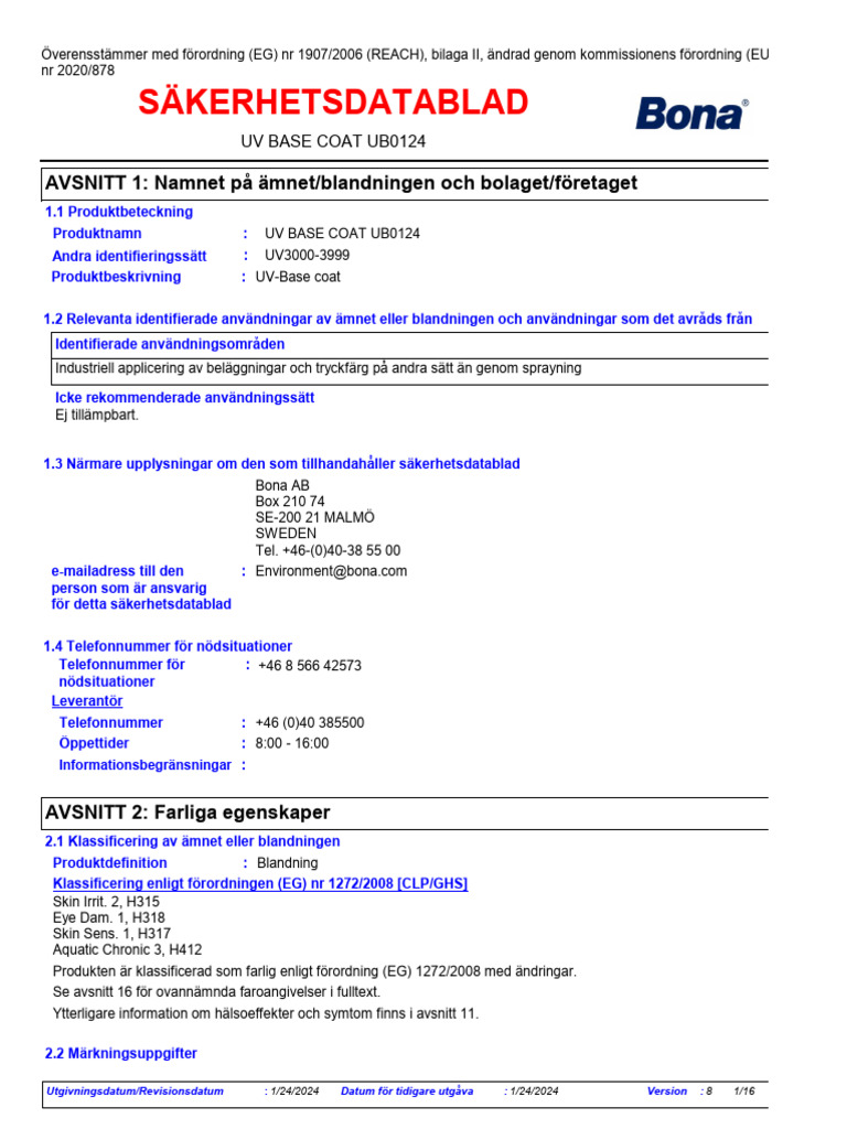 UB0124 - Sweden (Swedish (SE) ) | PDF