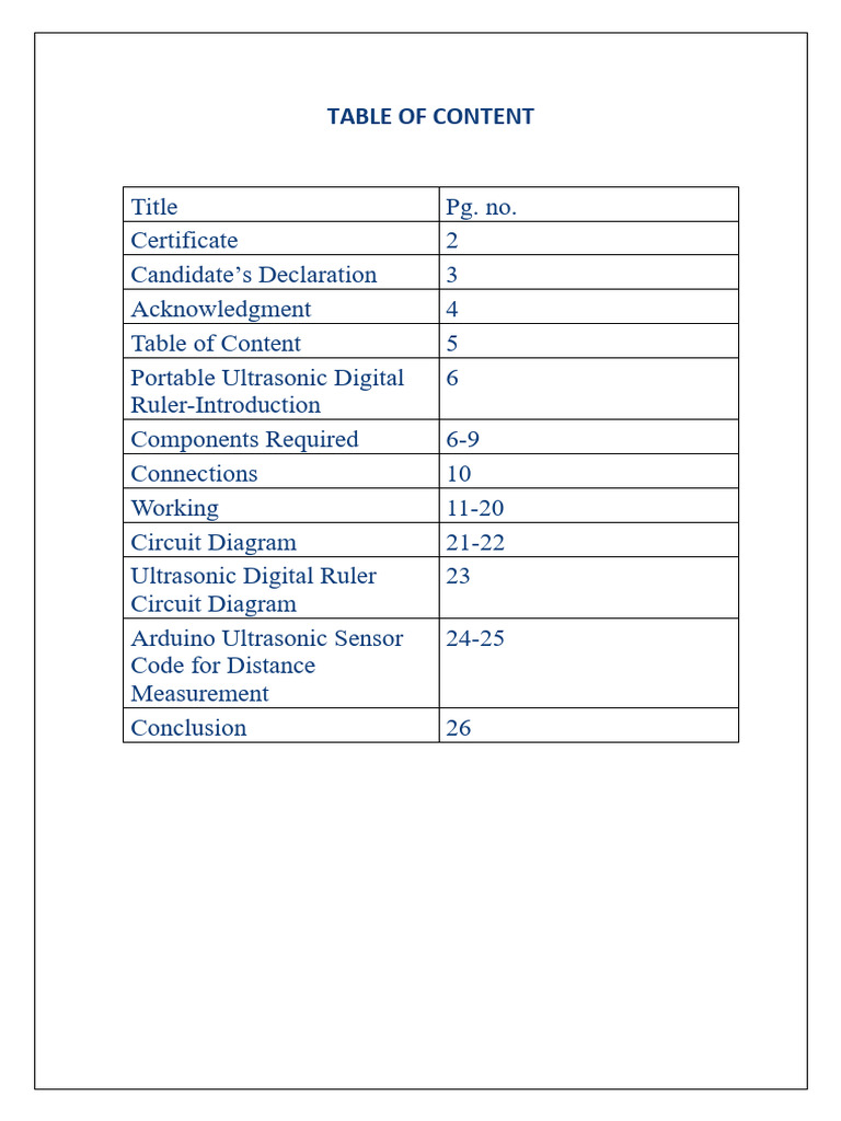 new project pages | PDF | Ultrasound | Arduino