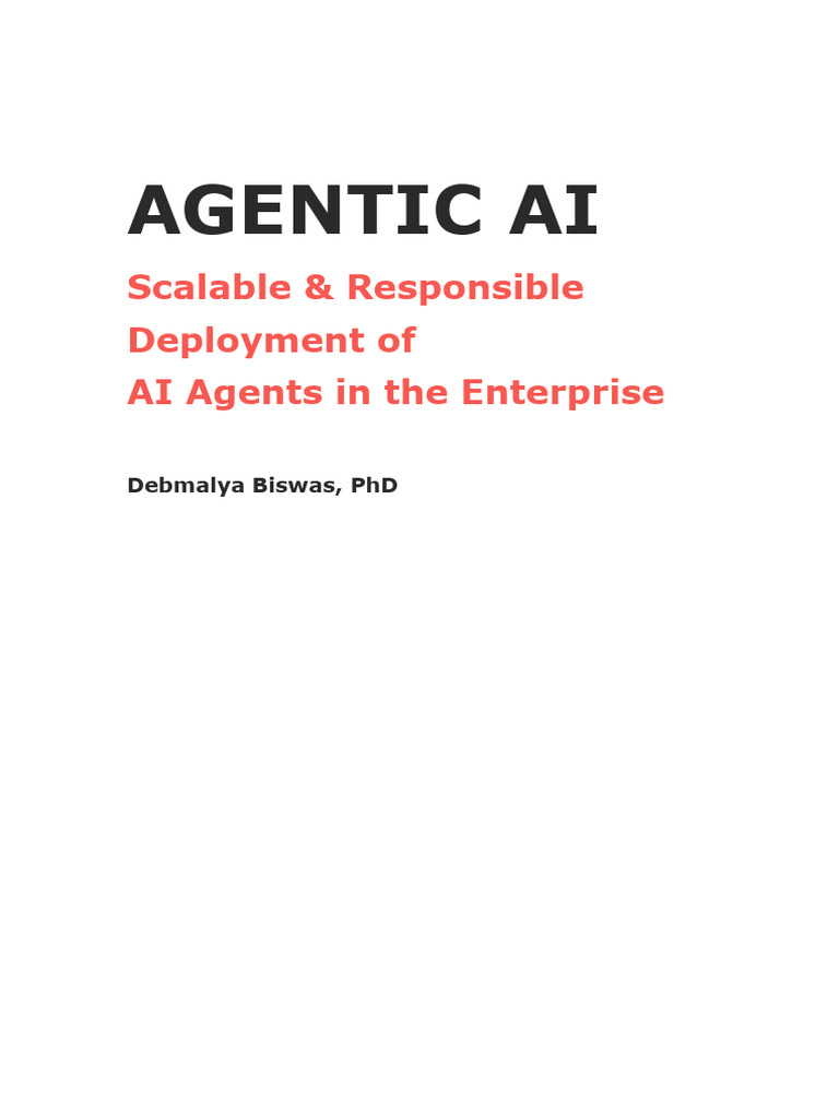 Scalable Deployment of AI Agents | PDF | Artificial Intelligence ...