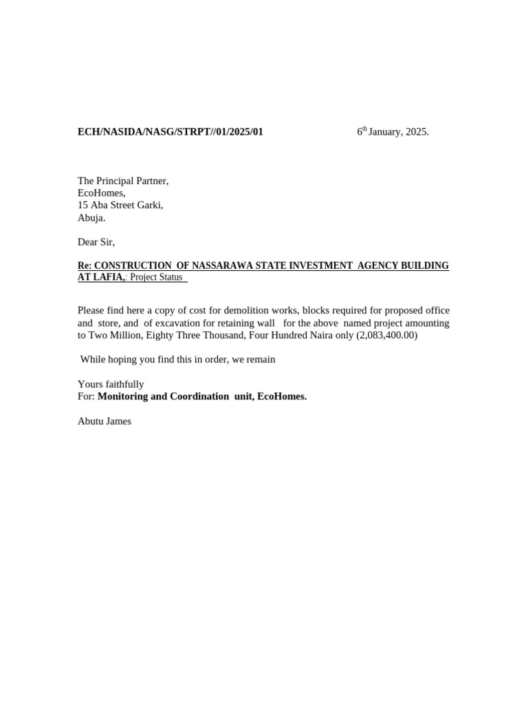 Fowarding Letter | PDF