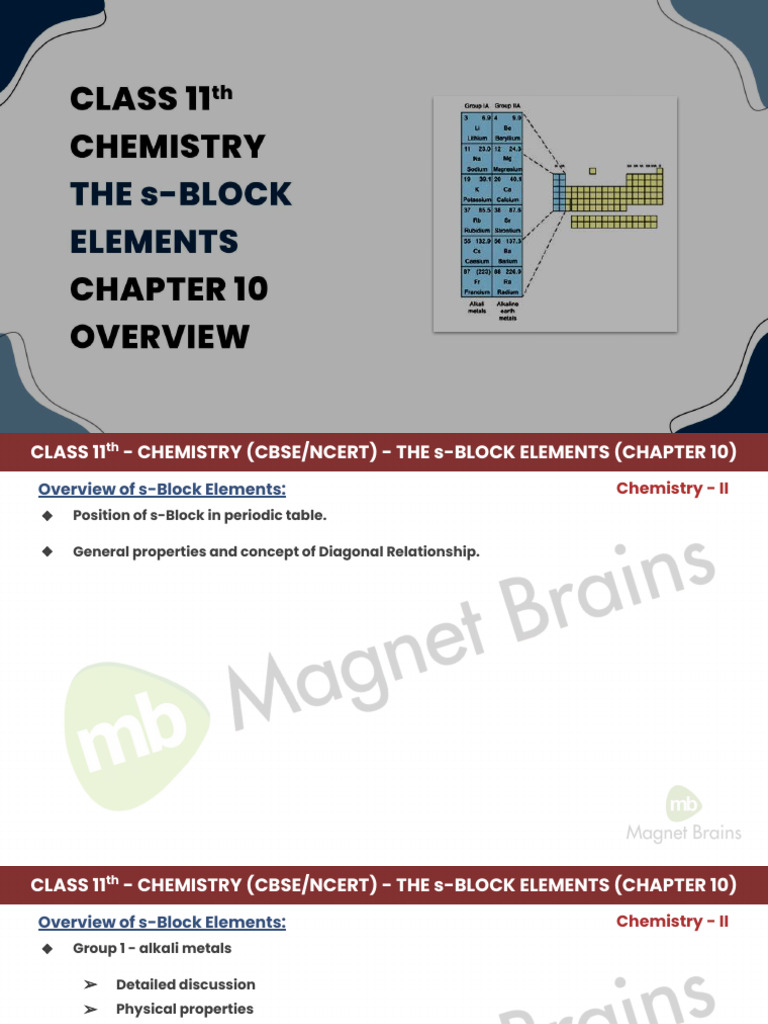 11th - Chapter 10 - P-Block Elements - Chemistry | PDF | Sodium ...
