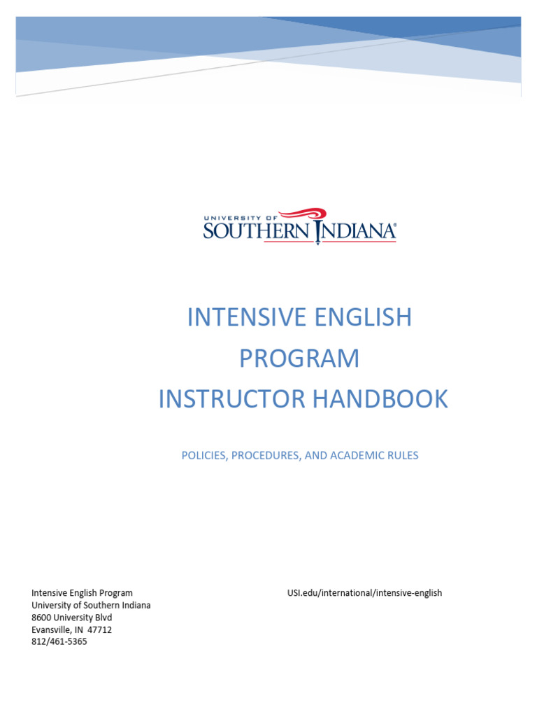 Iep Instructor Handbook | PDF | Individualized Education Program | Teachers